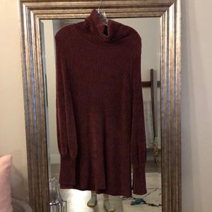Maroon Sweater Dress